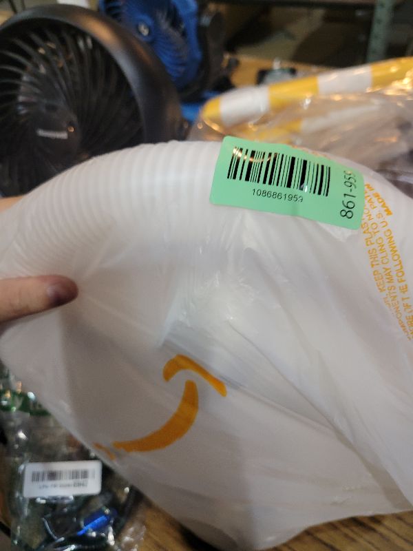 Photo 1 of 1-1/2 Inch×41 Inch Pool Hoses for Above Ground Pools with Clamps - 1.5" Diameterd Replacement Pool Pump Hose Compatible with Intex Coleman Skimmer Surface Pool Pump (White -2 Pack)