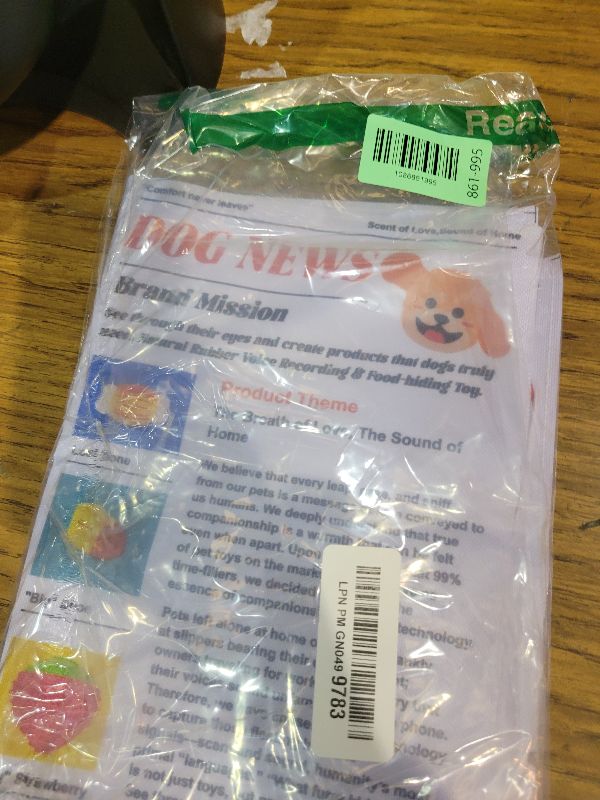 View 2 of 2PCS Indestructible Newspaper Dog Toy Durable Washable 7.9in *11.8 in