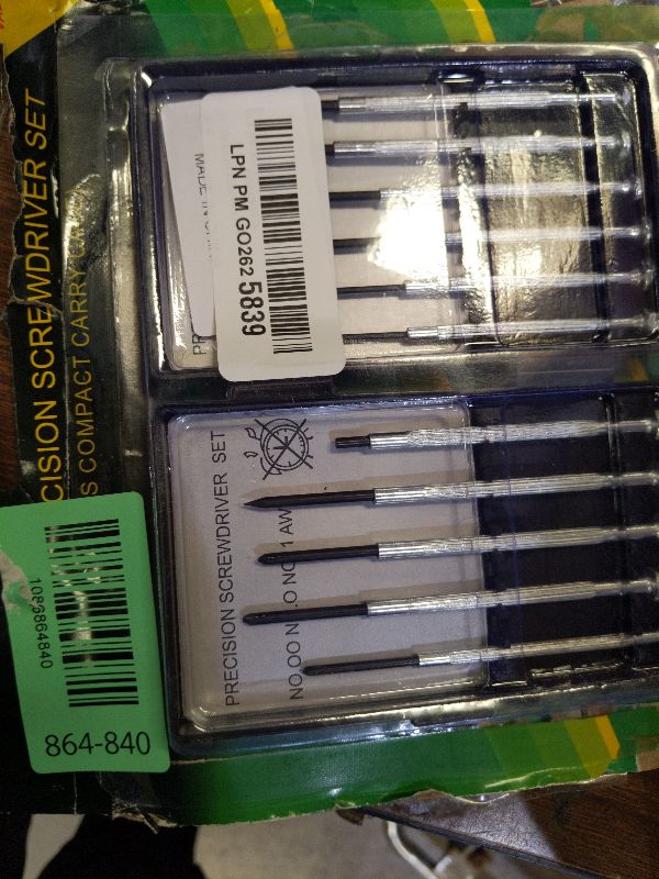 Photo 1 of 11 PCS Precision Mini Screwdriver Set, 11 Different Size Flathead & Phillips, Premium Micro Screwdriver Kit for Jewelers, Watch, Electronics, Eyeglass Repair