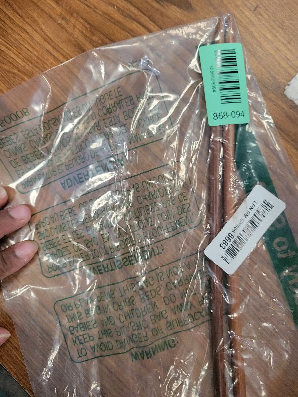 Photo 1 of 2 Pcs Knitting Needles Set Straight Single Pointed Knitting Needle Length 14 Inch Knitting Supplies Knitting Needles for Beginners Handmade (8 mm)