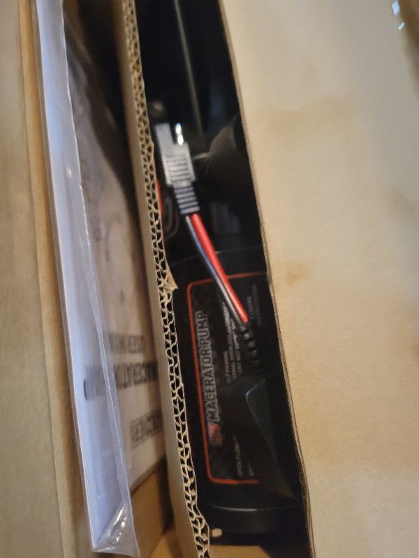 Photo 1 of 12V RV Portable Macerator Waste Pump for Sewage, 12GPM Suction 3.2 feet Lift 10 feet, Complete RV Macerator Pump Kit for Right Out of Box