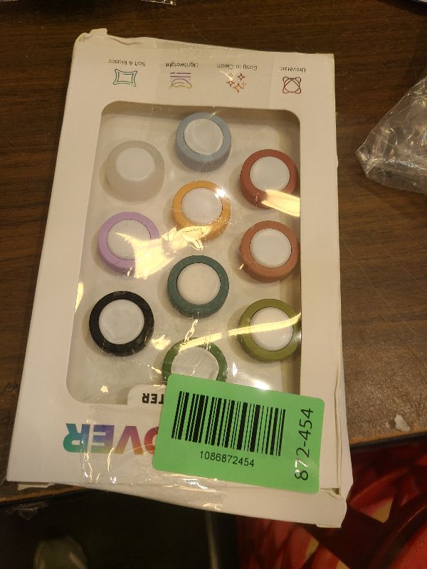 Photo 1 of 10 Pack Silicone Ring Covers Compatible with Oura Ring Gen 4 & Ring 3 Horizon/Heritage, Slim Protective Smart Ring Protectors in Morandi Colors for Women Men, S for 4/5/6/7/8/9