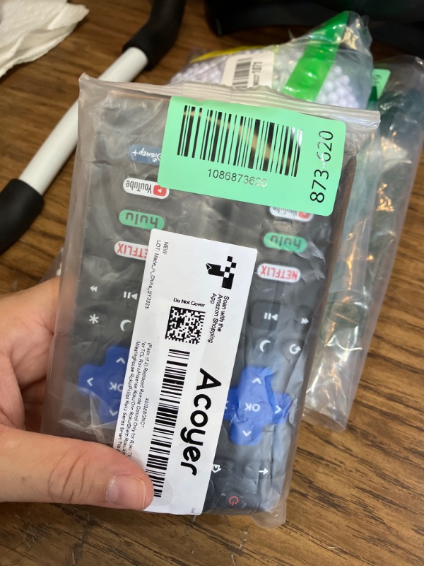 Photo 1 of (Pack of 2) Replacement Remote Control Only for Roku TV, Compatible for TCL Roku/Hisense Roku/Onn Roku/Sharp Roku/Element Roku/Westinghouse Roku/Philips Roku Smart TVs (Not for Roku Stick and Box)