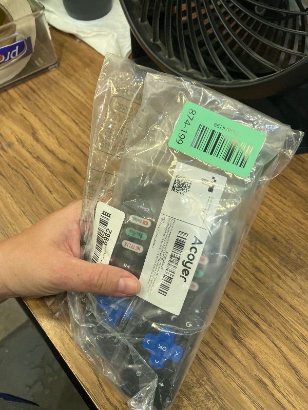 Photo 1 of (Pack of 2) Replacement Remote Control Only for Roku TV, Compatible for TCL Roku/Hisense Roku/Onn Roku/Sharp Roku/Element Roku/Westinghouse Roku/Philips Roku Smart TVs (Not for Roku Stick and Box)