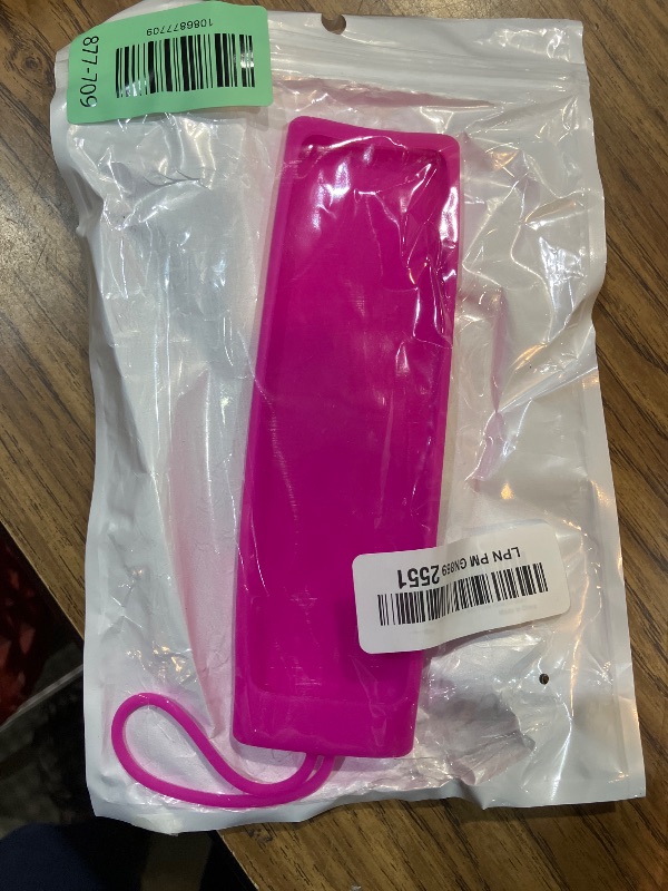 Photo 1 of 2 Pack Cover for Vizio Remote, Compatible with Vizio Remote Case XRT136 / XRT140 Series Universal Smart TV Control Replacement Silicone Skin Sleeve?Purple +Rose Not Glow?