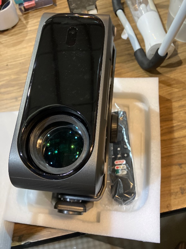 Photo 1 of [2000 ANSI/Auto Focus & Keystone/Built-in APP] 4K Outdoor Projector with Wifi and Bluetooth, Smart Portable Projector Compatible with Netflix/YouTube & Dolby, Home Theater Projector with HDR10+