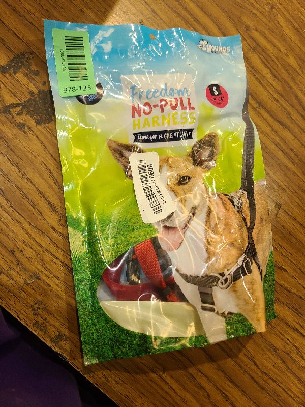 Photo 1 of 2 Hounds Design Freedom No Pull Dog Harness, Adjustable Harness, Easy Walking & Comfortable Control, Fits Small, Medium & Large Dogs, Solid Colors, Made in USA, 5/8" SM, Red
