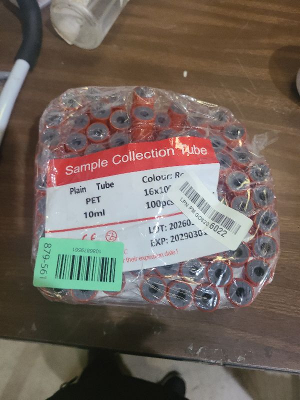Photo 1 of 100-Pack 10ml Tube