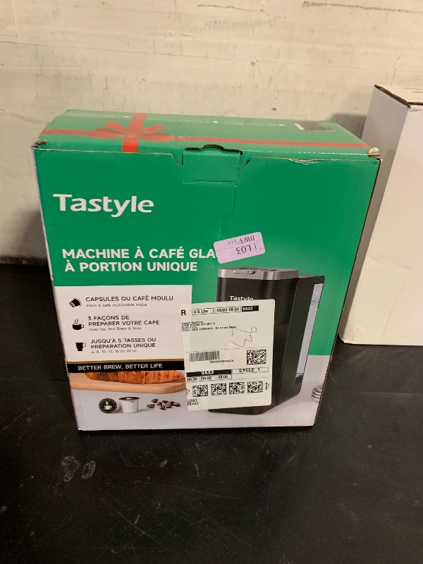 Photo 1 of Tastyle Single Serve Coffee Maker - Black