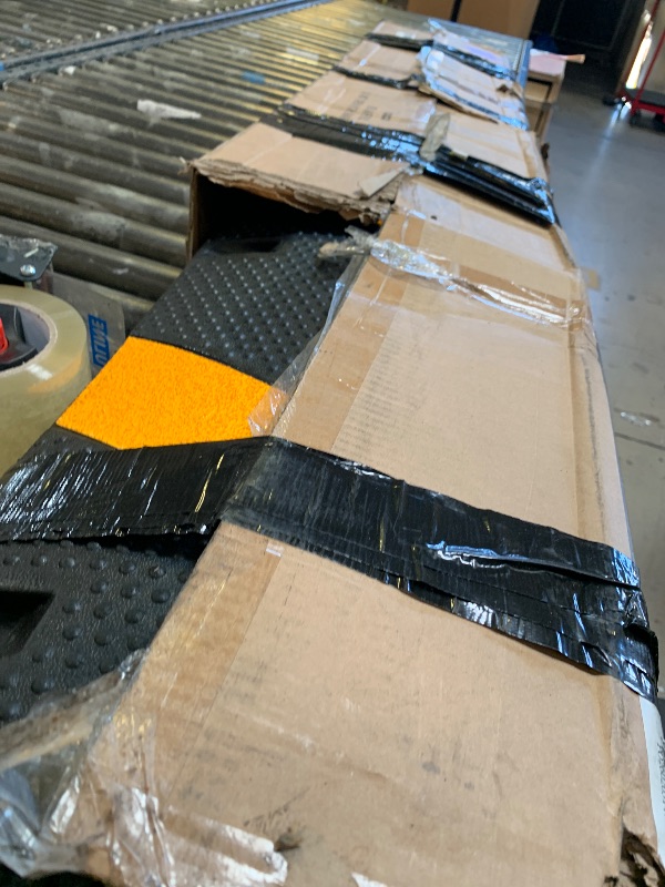 Photo 1 of Garvee 4 Pack Rubber Speed Bump - 6ft, 2.36" High