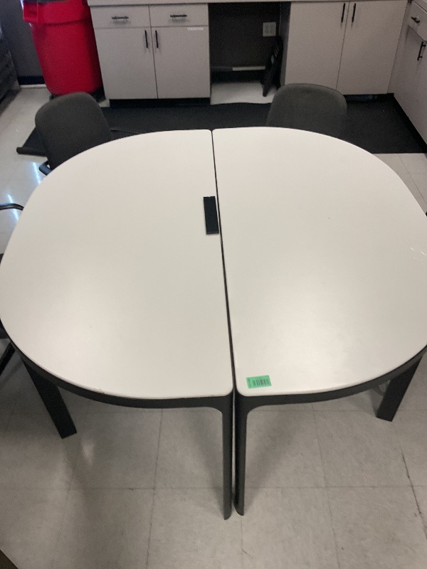 Photo 1 of 2 part table with 4 chairs