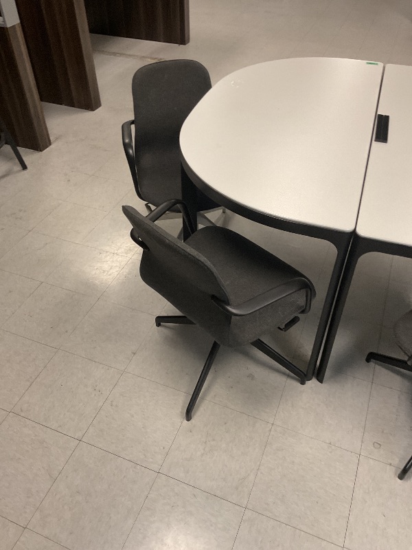 Photo 1 of 2 part table with 4 chairs