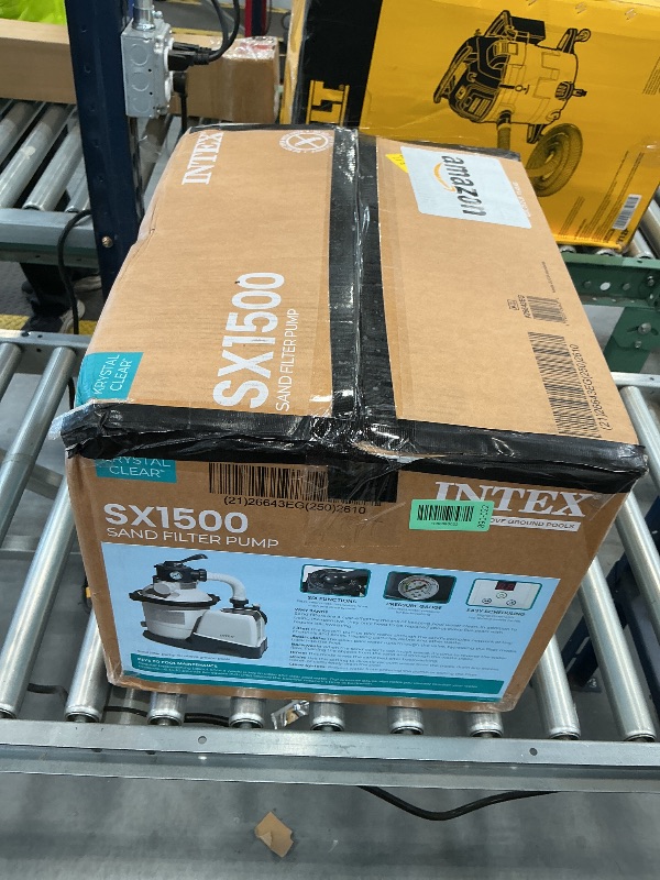 View 2 of Intex Krystal Clear 1,500 GPH Sand Filter Pump