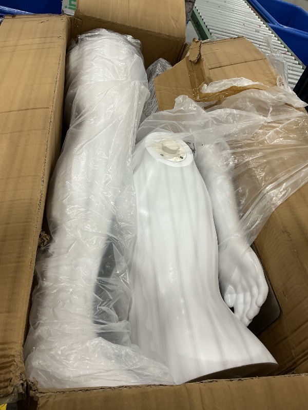 View 3 of SereneLife 74-Inch Male Full Body Mannequin | Create Professional Clothing Displays with Realistic Proportions | Detachable Design, 360° Rotating Head, Flexible Hands & Legs, Stable Metal Base