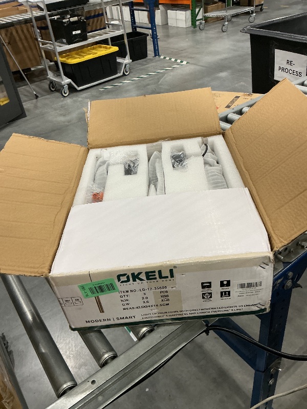 View 2 of OKELI 3-Pack Modern LED Pendant Light, Dimmable, Black