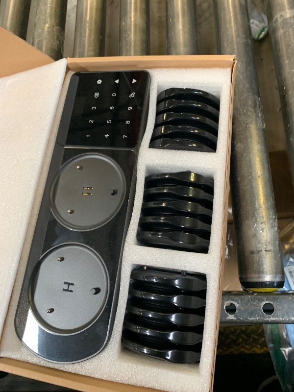 Photo 1 of LOUKIENE Restaurant Pager System, 20 Wireless Coaster Beeper Guest Customer Queue Pagers for Food Truck Church Nursery Clinic Coffee Shop Restaurants Bar with Vibration Flash Buzzer