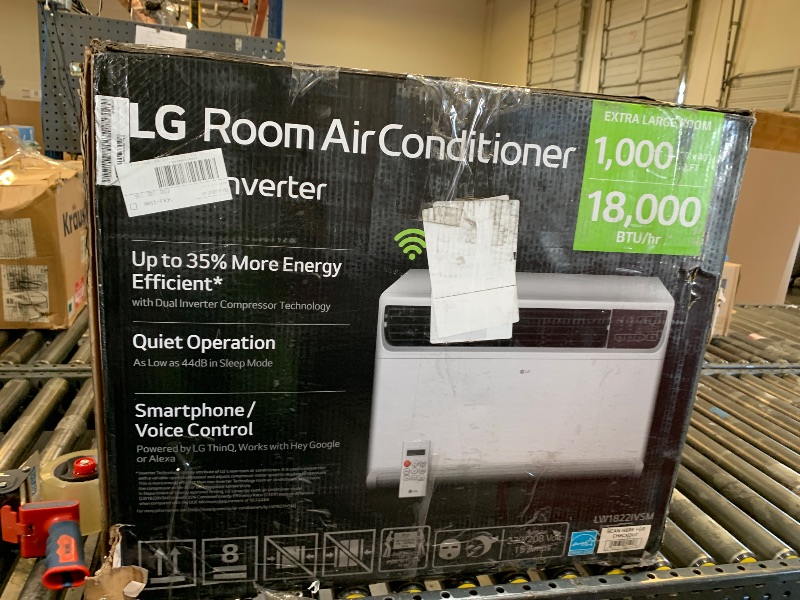 Photo 1 of LG 18,000 BTU Window AC, Dual Inverter, WiFi & Remote, Voice Control