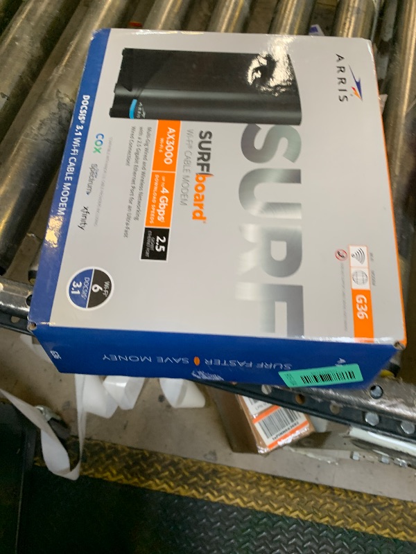 Photo 1 of ARRIS Surfboard G36 DOCSIS 3.1 Modem & Wi-Fi 6 Router