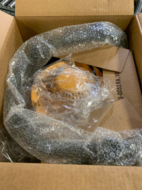 Photo 1 of Vornado 293 Large Heavy Duty Shop Fan, 3 Speed Electric Fan, High Impact Casing, IP54-Rated Motor, Whole Room Air Circulator, Pivoting Head, Carry Handle, 16” Floor Fan for Bedroom and Garage, Yellow