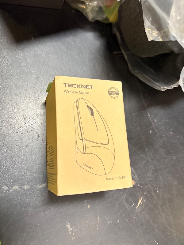 Photo 1 of TECKNET Ergonomic Vertical Mouse, 4800 DPI, Bluetooth/2.4GHz, Purple