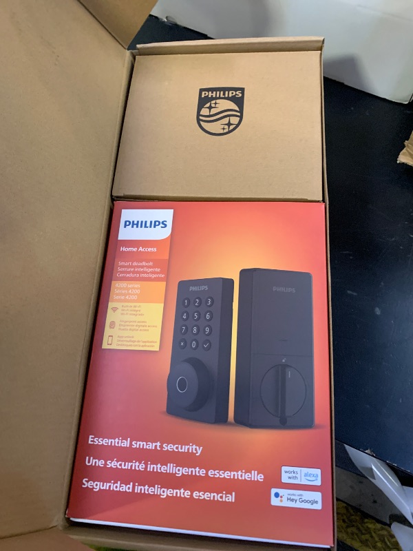 Photo 1 of Philips WiFi Keypad Deadbolt with Handle