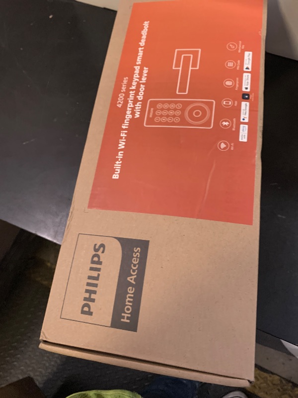 Photo 1 of Philips WiFi Keypad Deadbolt with Handle