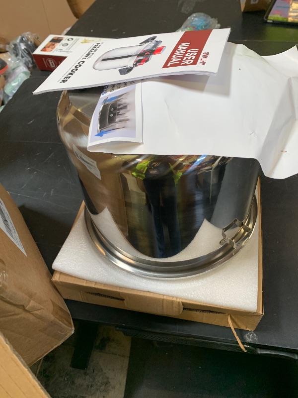 Photo 1 of RVGMBO 12 Qt Pressure Cooker, 18/8 Stainless Steel
