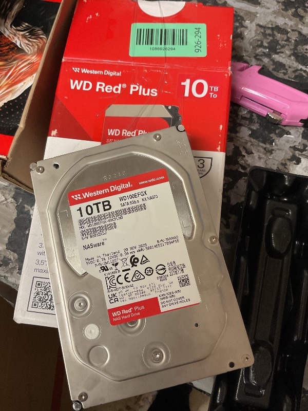 Photo 3 of Western Digital 10TB WD Red Plus NAS Internal Hard Drive