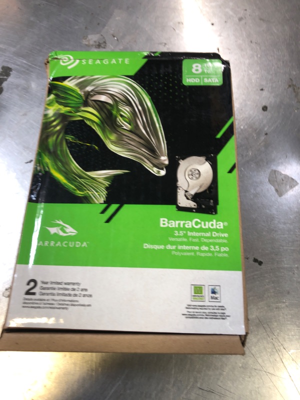 Photo 1 of Seagate 8TB BarraCuda Internal Hard Drive