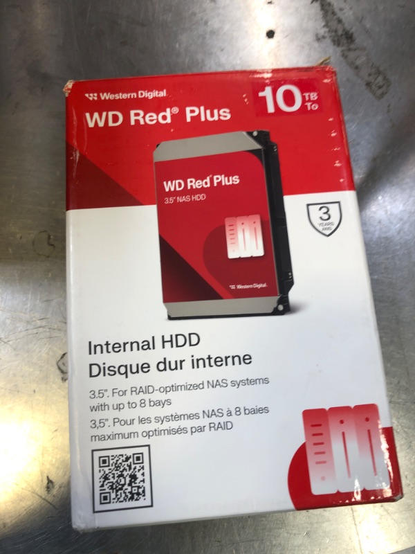 Photo 1 of Western Digital 10TB WD Red Plus NAS Internal Hard Drive