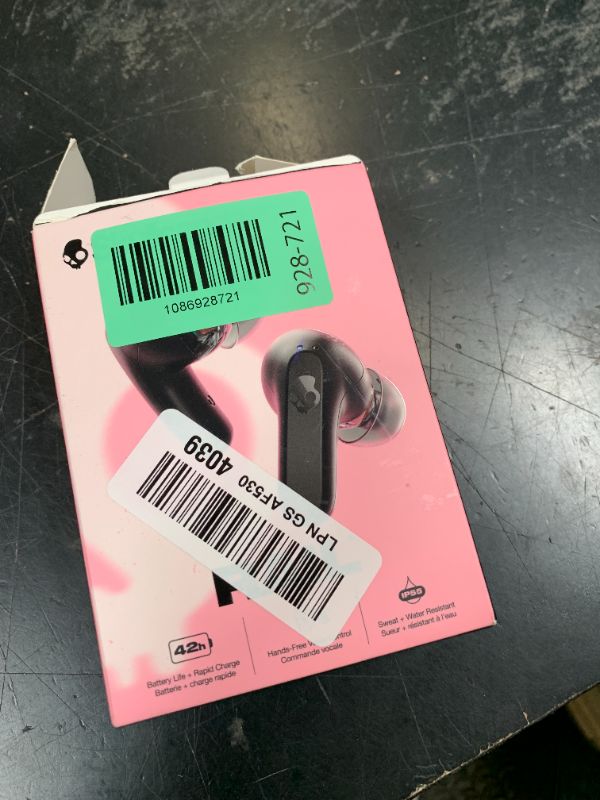 Photo 1 of Skullcandy Rail Wireless In-Ear Bluetooth Earbuds - True Black