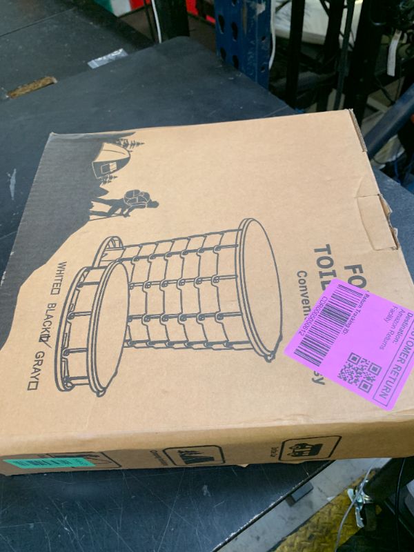 Photo 1 of LuckyNov Adjustable Portable Folding Toilet - 400 lbs Capacity