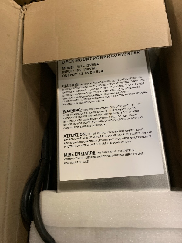 Photo 1 of KSGNY WF-9855 55A RV Power Converter Charger