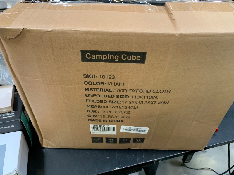 Photo 1 of REDCAMP 10'x10' Khaki Camping Inner Tent