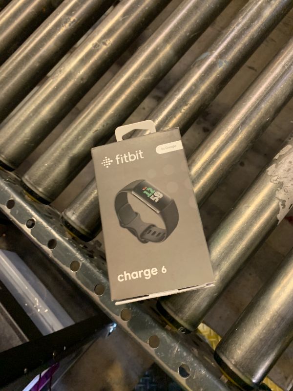 Photo 1 of Google Fitbit Charge 6 Fitness Tracker - Obsidian/Black