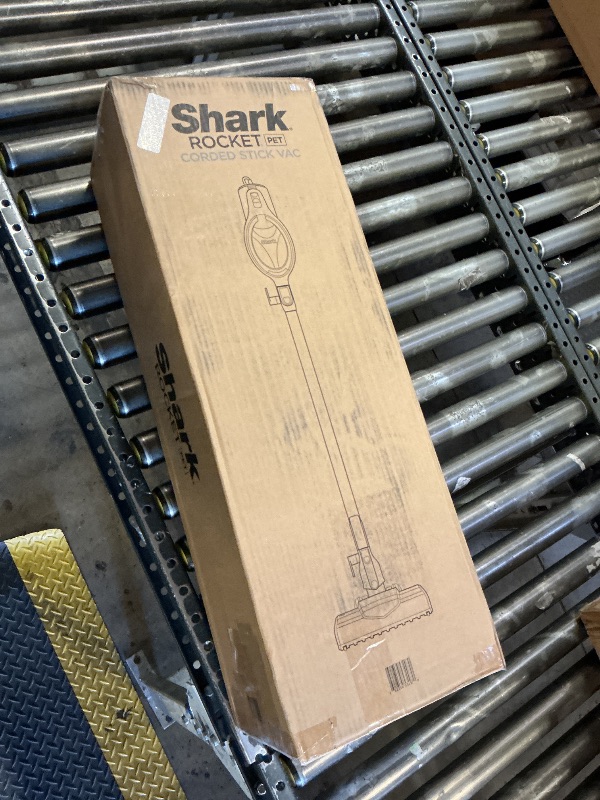 Photo 1 of Shark HV302 Rocket Pet Corded Stick Vacuum, Lightweight with Swivel Steering for Carpets & Hard Floors, Converts to Hand Vacuum, Includes Crevice Tool, Pet Multi-Tool & Precision Duster, Orange