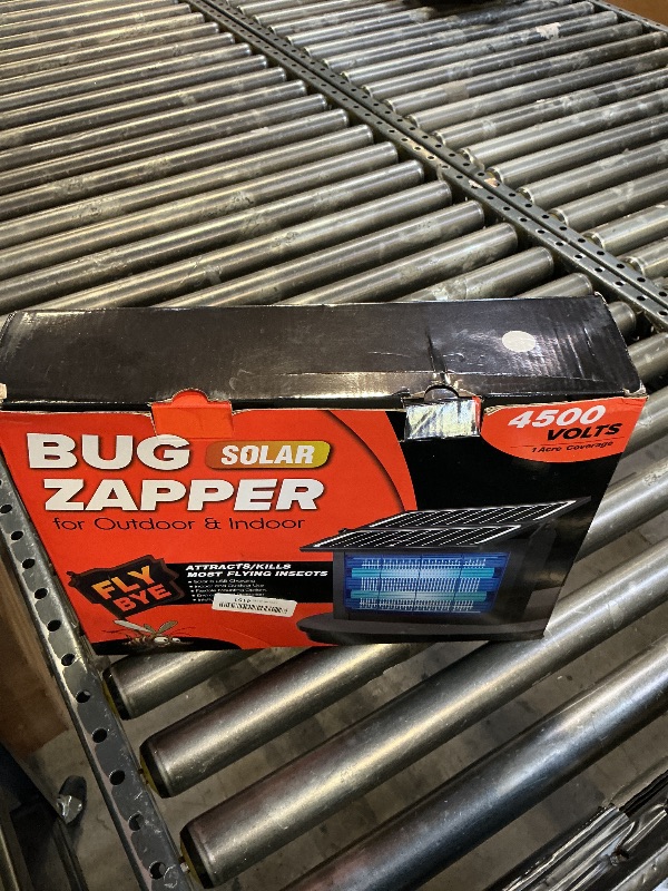 Photo 1 of Solar Bug Zapper Outdoor, 4500V Mosquito Zapper with Dual Solar Panels