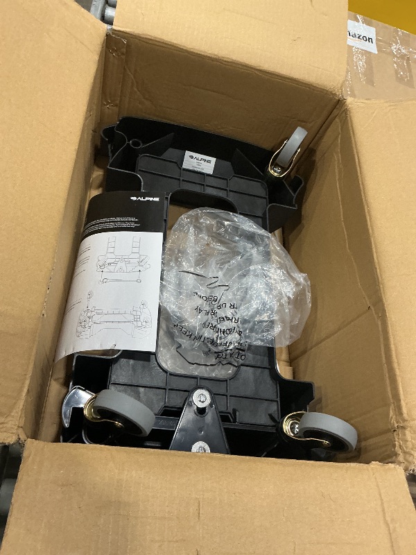 View 3 of [Only 1] Alpine 2-Pack Trash Can Dolly Black