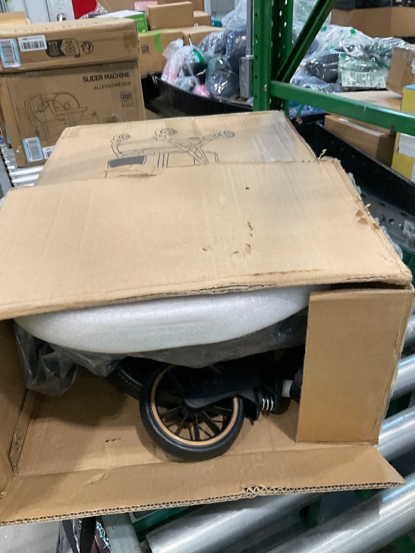 View 2 of [DAMAGED] Dog Stroller for Small and Medium Dogs, 40lbs Capacity Pet Stroller with Detachable Carrier, One-Hand Fold, Breathable Mesh & Sun/Rain Canopy, Khaki