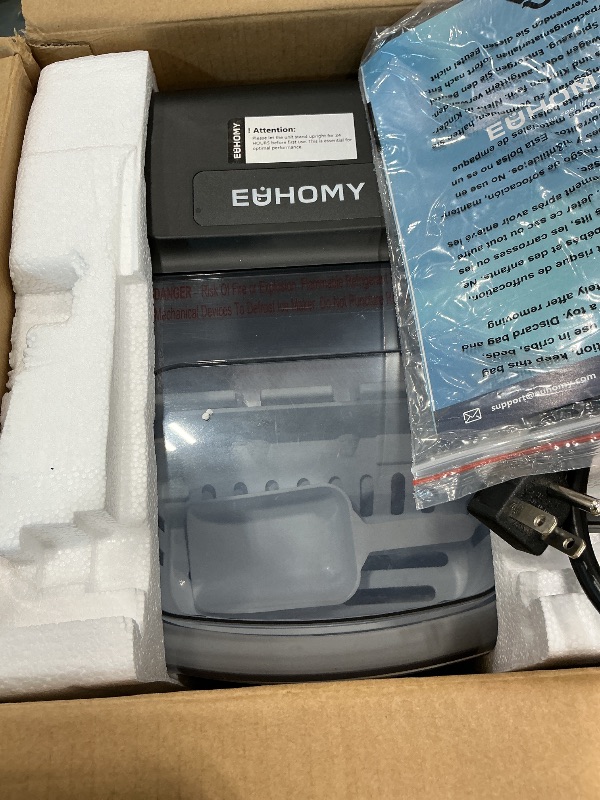 Photo 1 of **View Clerk Notes**EUHOMY Ice Maker Countertop with Handle, 9 Ice Cubes Ready in 6 Mins