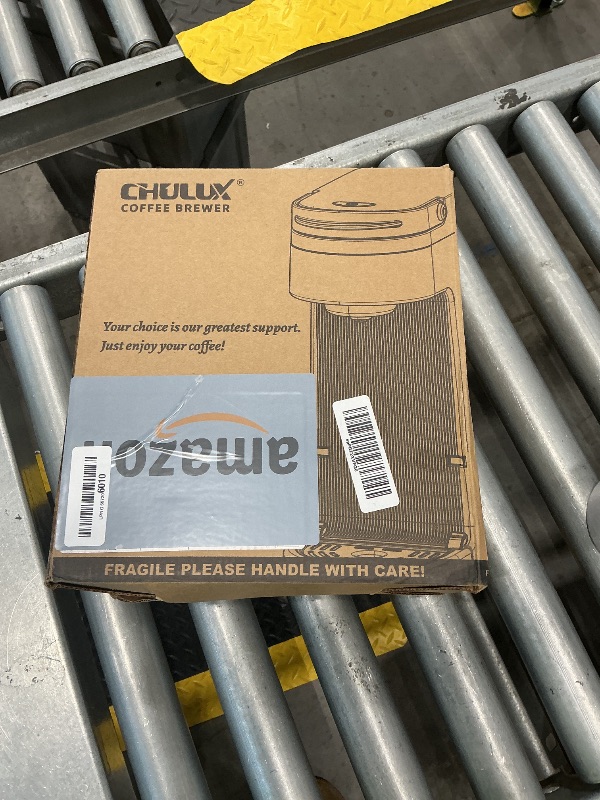 View 2 of [DAMAGED] CHULUX Compact Single Serve Coffee Maker (K-Cup Pod, Light Violet)