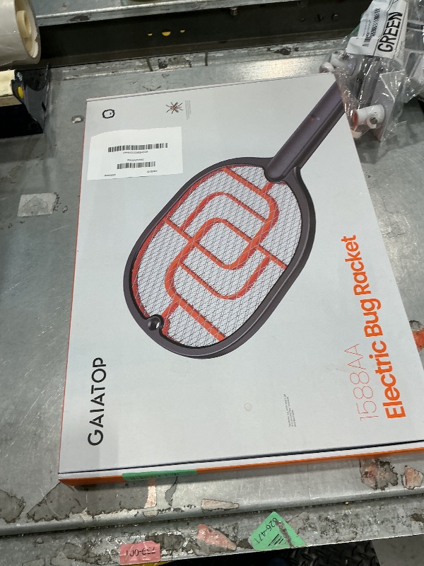 View 2 of [SOLD FOR PARTS] GAIATOP Electric Fly Swatter Bug Zapper Racket