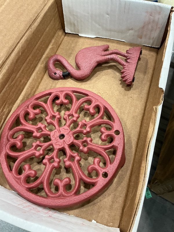 View 2 of **MISSING STICK** Wowser Pink Flamingo Paper Towel Holder