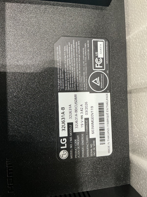 View 5 of [HEAVILY USED] LG 32" QHD IPS Monitor