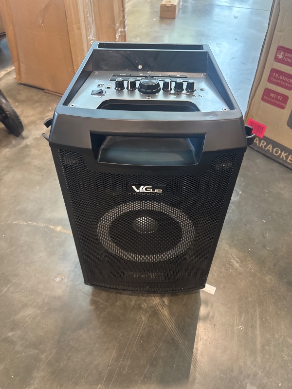 View 1 of [Missing Key Components] Vegue Smart Karaoke Machine, Professional Karaoke Machine with Dual Wireless Mics & Bluetooth Speaker for Adults (14inch)
