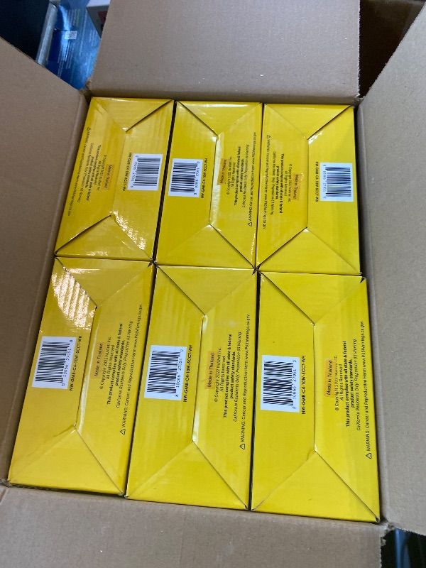 View 3 of [All 6 boxes have lights inside, confirmed 9/24/26] NUWATT 4 Inch Recessed Gimbal Downlight, Dimmable, 10W, 750 Lumens, 120V, 5CCT: 27K/30K/35K/40K/50K, CRI >90, ETL Listed, White Finish