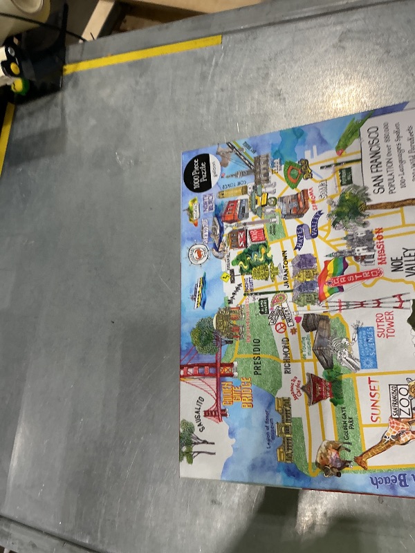 View 1 of 1000 PIECE PUZZLE SAN FRANCISCO