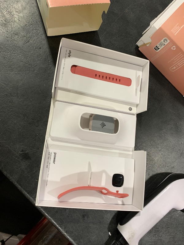 Photo 1 of Google Fitbit Versa 4 Fitness Smartwatch - Pink Sand/Copper Rose