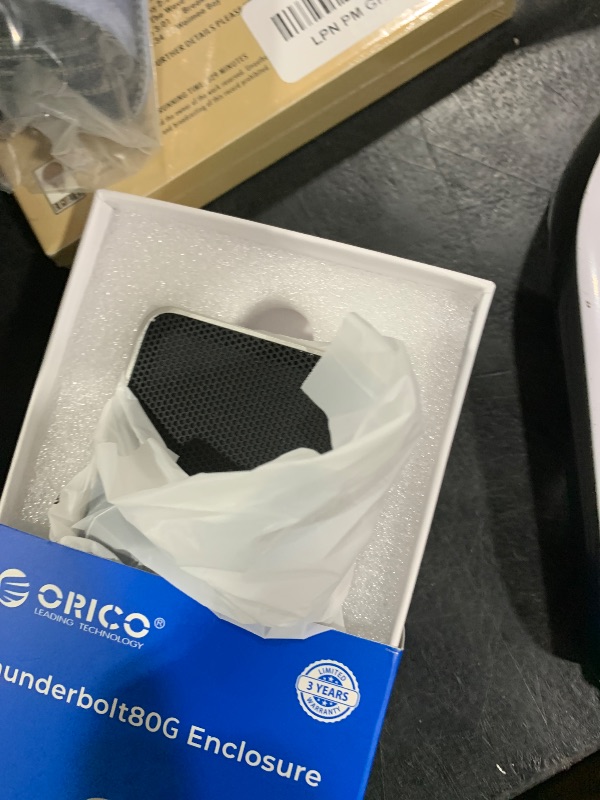 Photo 1 of ORICO 80Gbps M.2 NVMe SSD Enclosure - PCIe 5.0, USB4, Silver