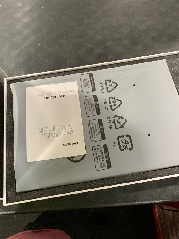 Photo 1 of MAFNKOU 16” 4K Portable Monitor, 3840×2400 IPS 16:10 Gaming Display